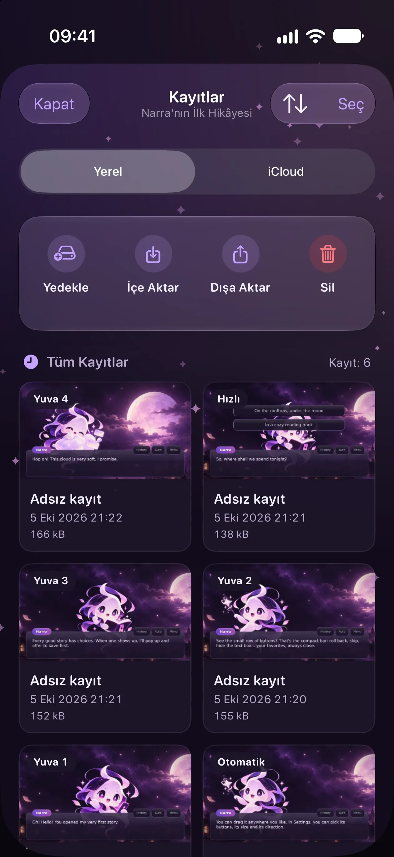 Güvenebileceğin kayıtlar